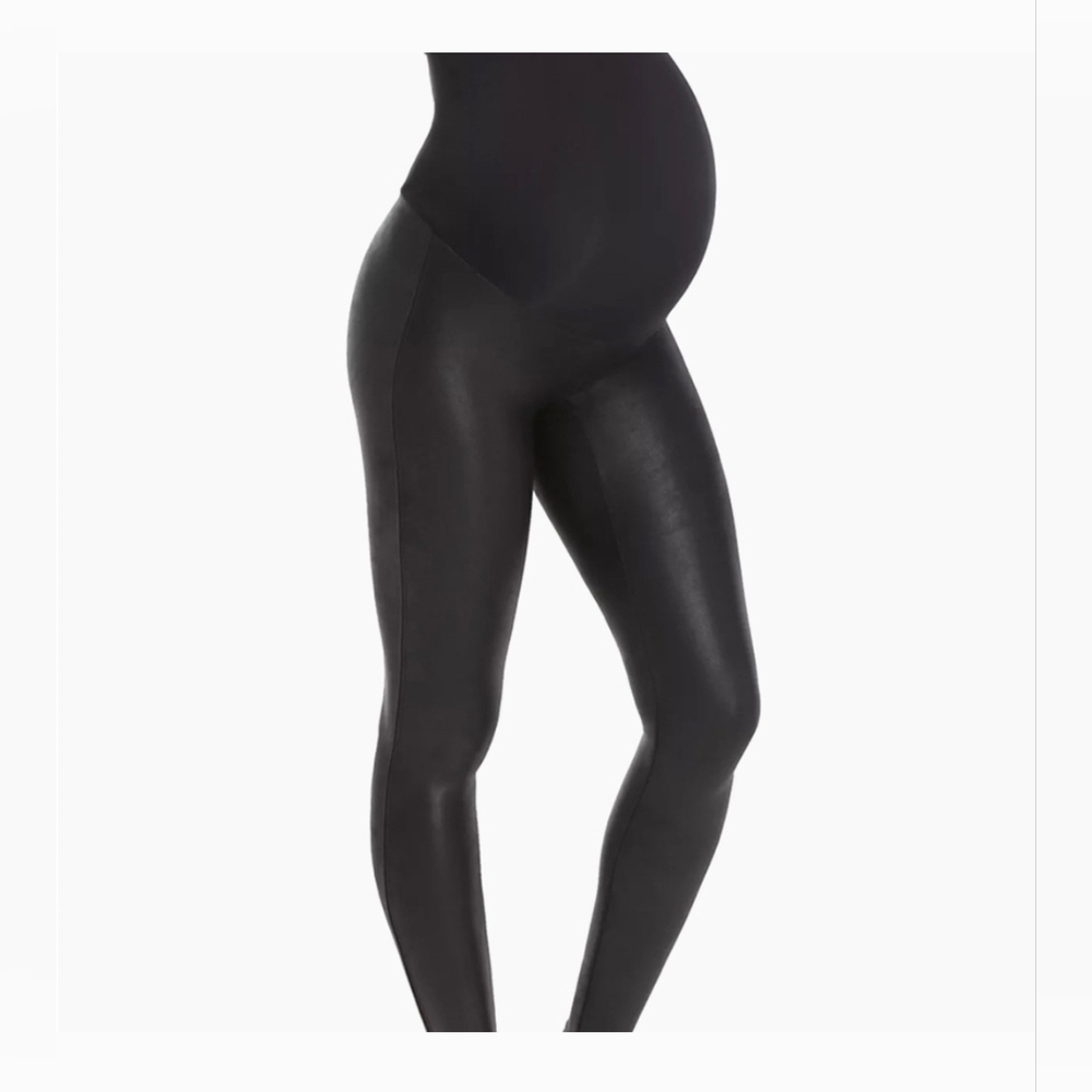NEW Spanx Black Maternity Leggings M